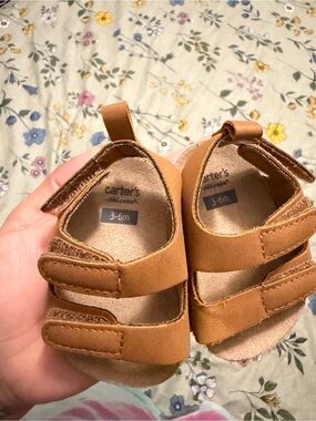 Carter's Tan Baby Walker Sandals